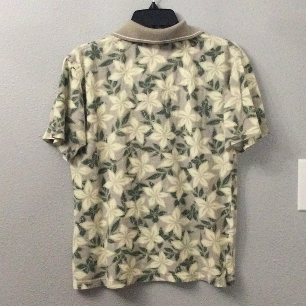 Womens tropical print polo - Picture 3 of 4